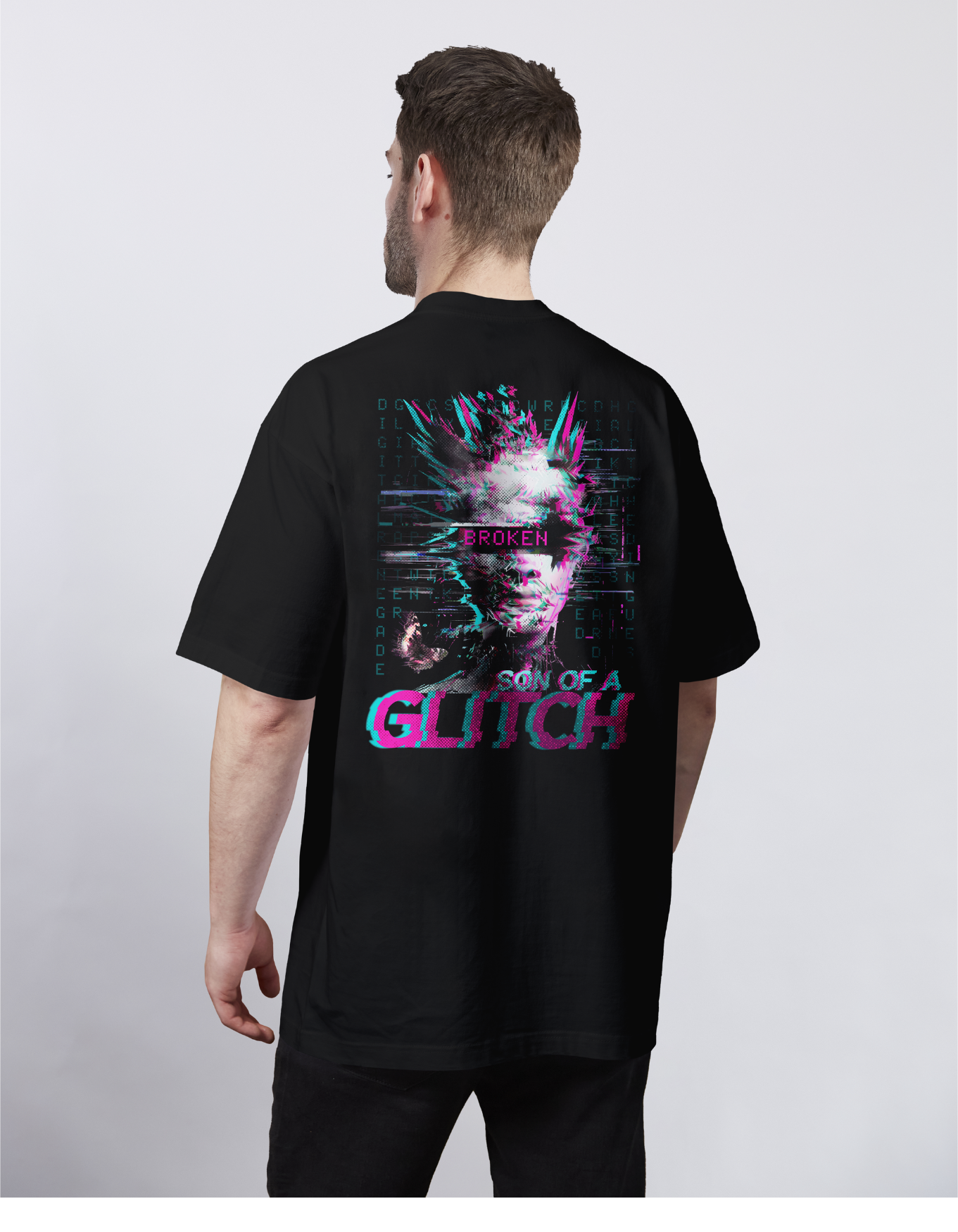 Glitched: Broken, Son of a Glitch Oversized Tee