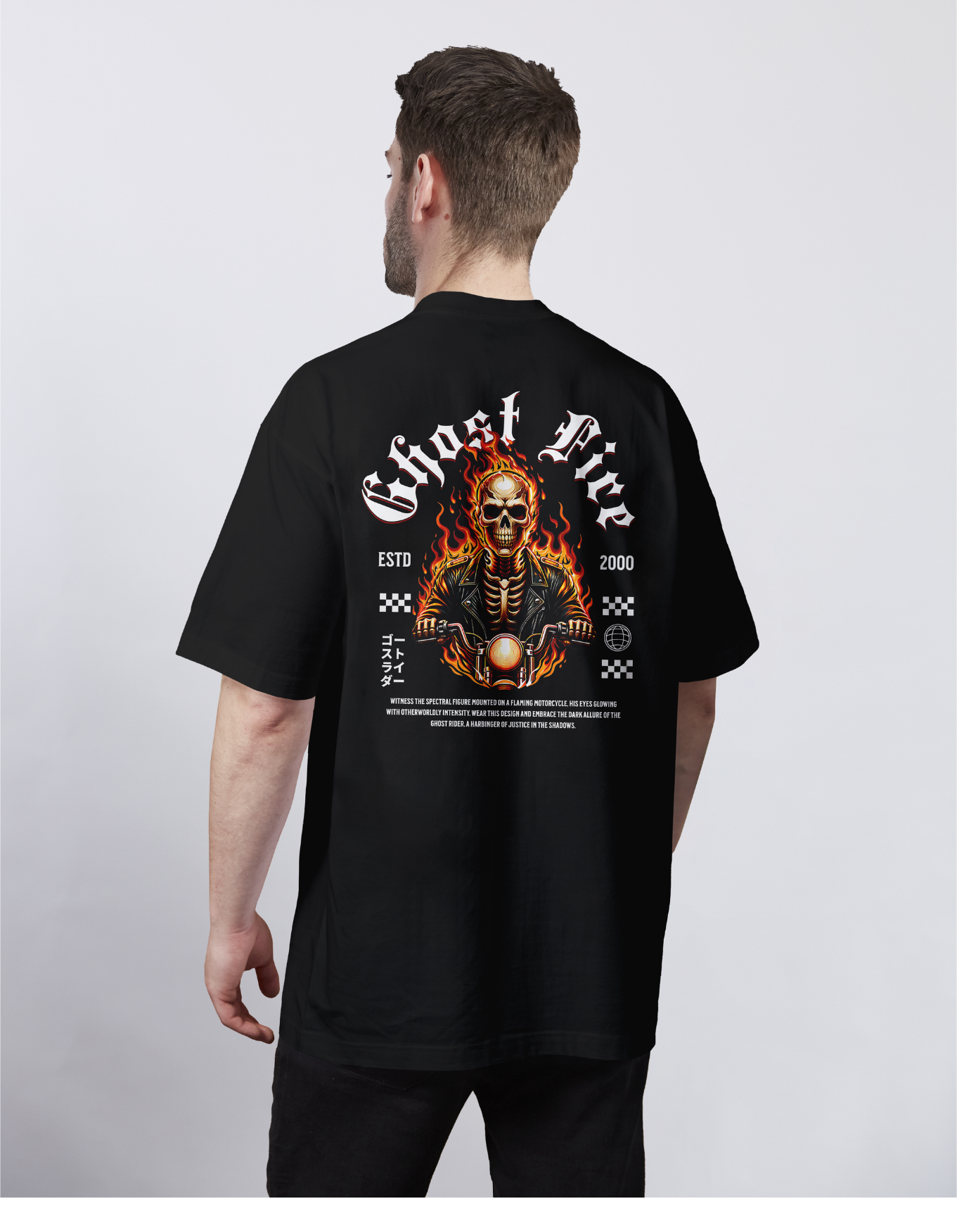 Skulls: Flame Reaper Oversized Tee