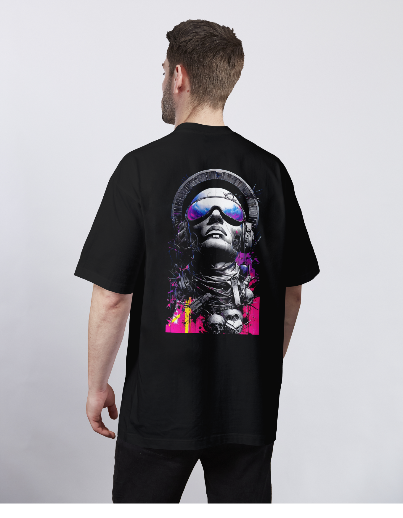 Skull: Skullwave Operator Oversized Tee