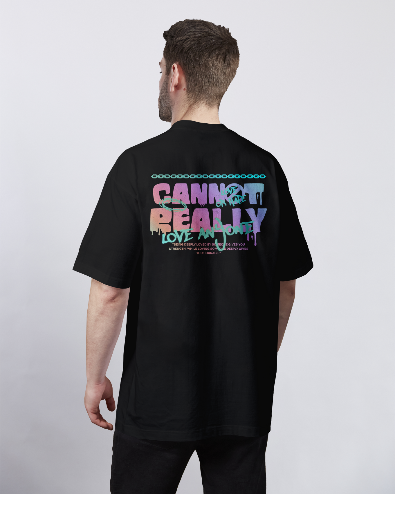 Broken Beyond Love Oversized Tee