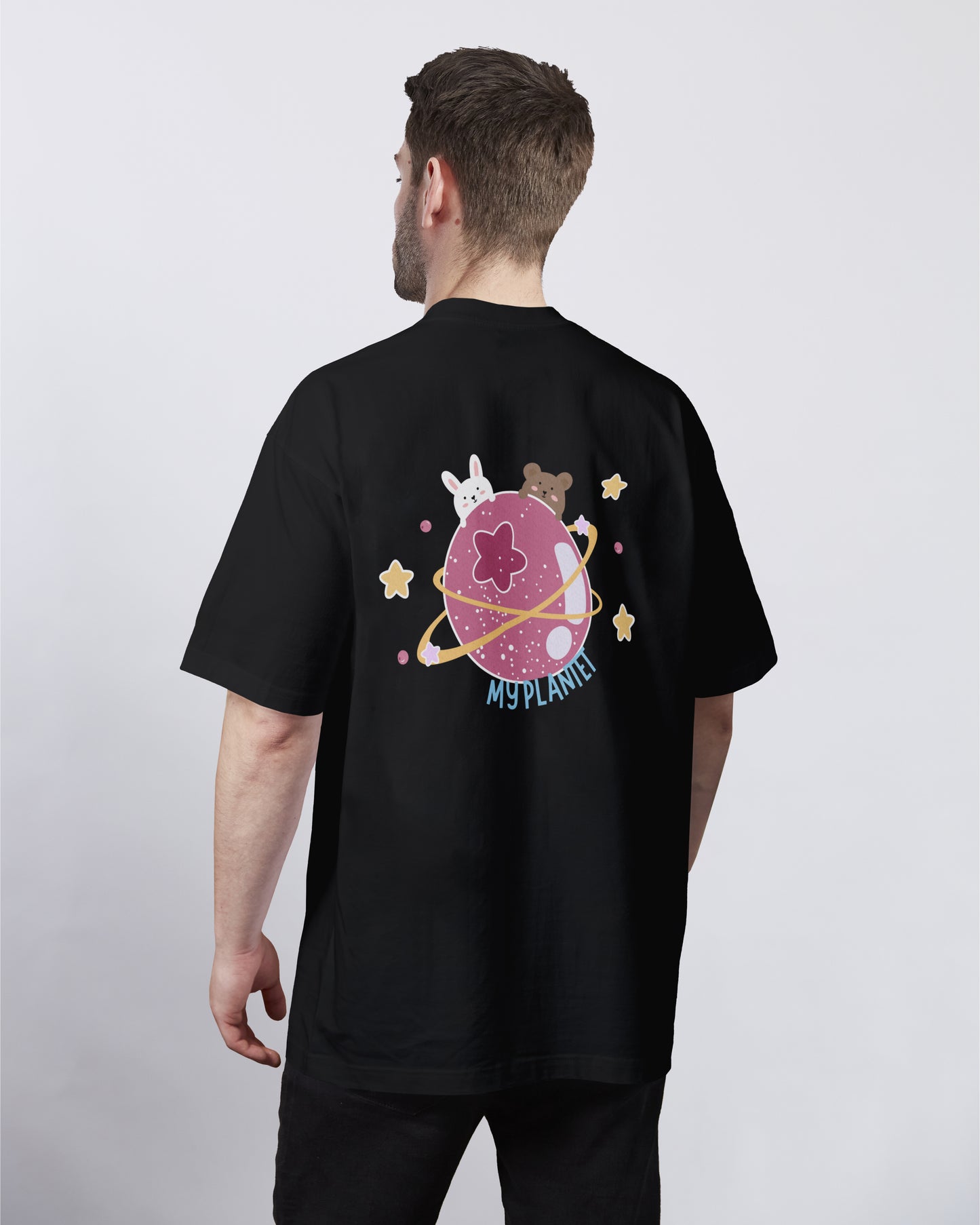 Couple: You’re My Pink Universe Oversized Tee