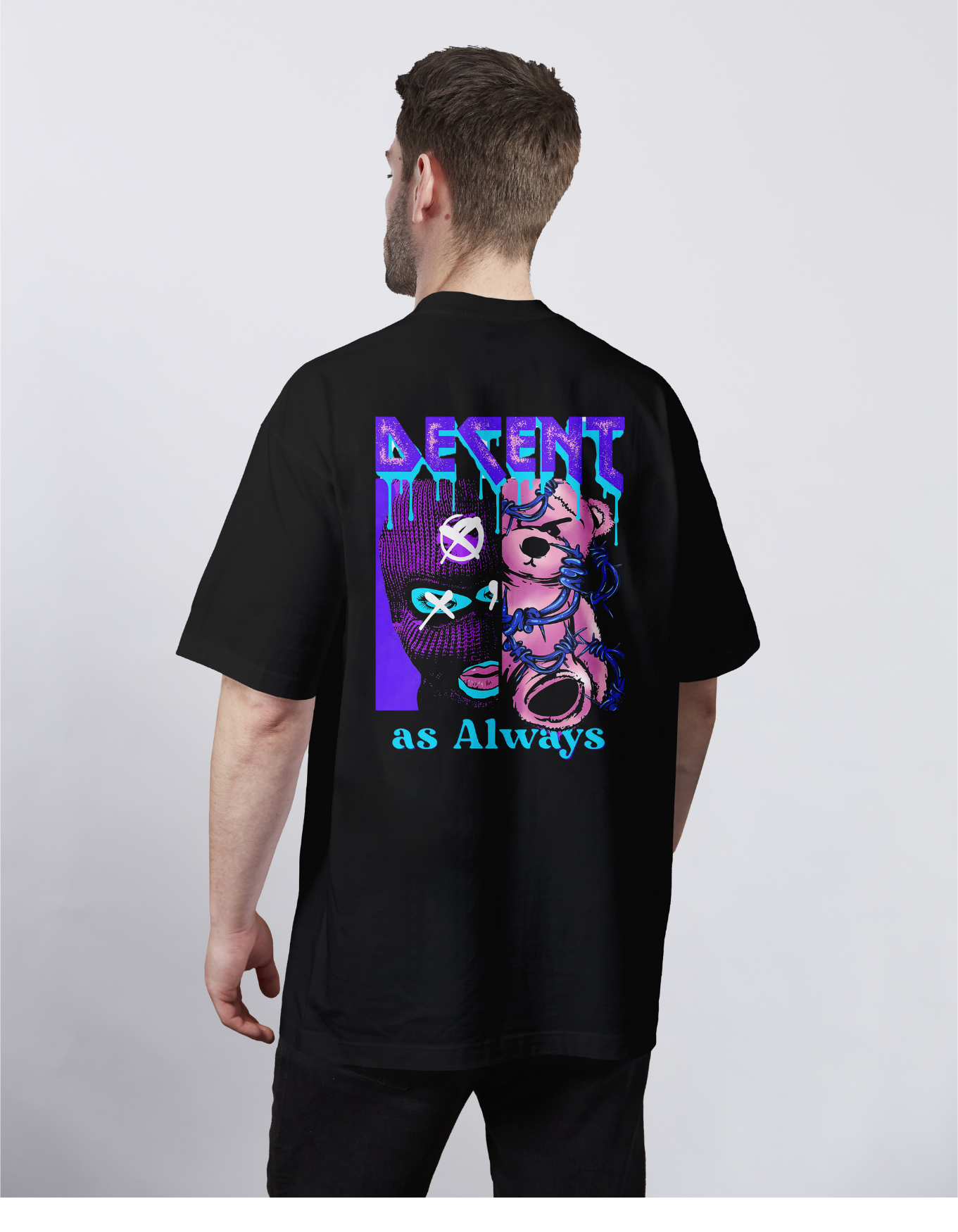 Bear: Decent Dominance Oversized Tee