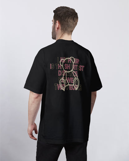 Bear Bridged by Laughter Oversized Tee