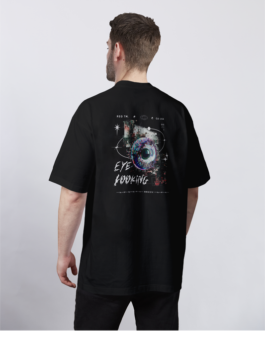 Glitched: Distorted Gaze Oversized Tee