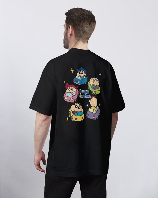 Crayon Shin-chan's Wild Family Ride Oversized Tee