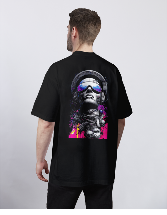 Skull: Skullwave Operator Oversized Tee