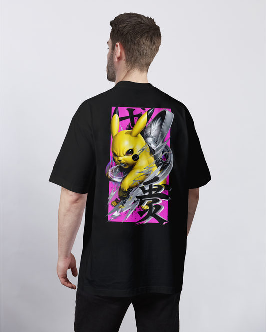 Pikachu: Dark Pikachu Rising Oversized Tee