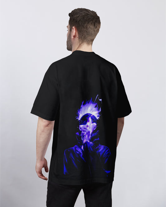 Jujutsu Kaisen: Gojo Satoru Switches On Oversized Tee