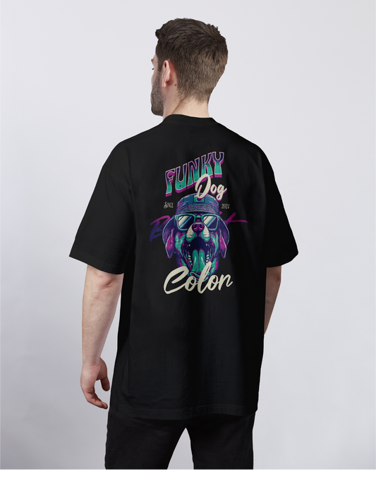 Dog: Funky Pup in Shades Oversized Tee