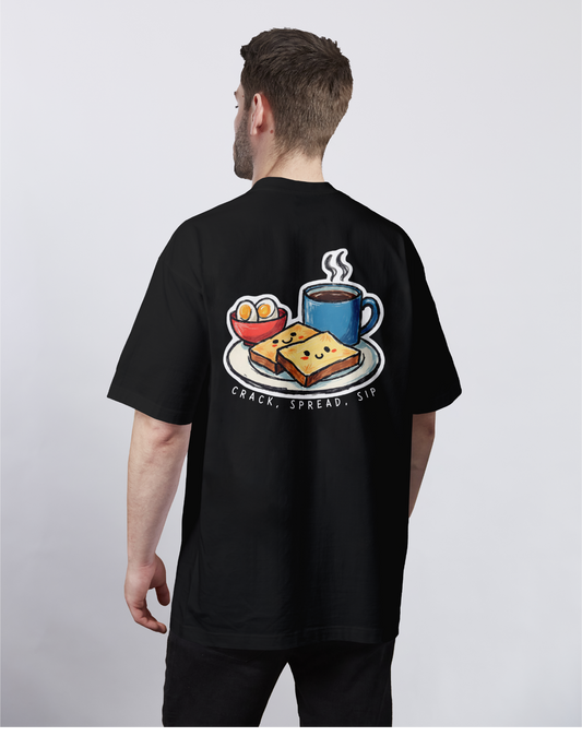 Kaya Morning Breakfast Lah Oversized Tee
