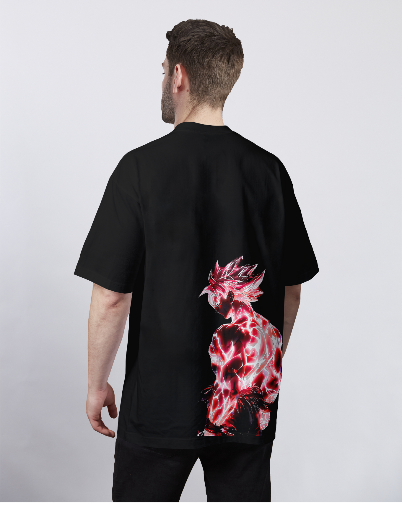 Dragon Ball: Son Goku, Red Surge Oversized Tee