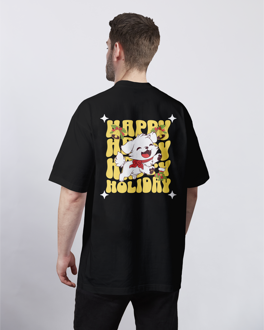Dog/Couple: Stay Pawsitive Oversized Tee