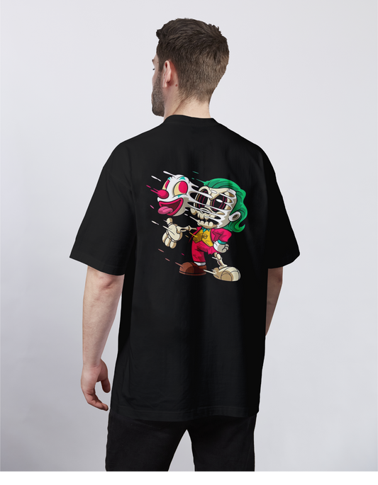 Skeleton: Joker Born to Stand Alone Oversized Tee