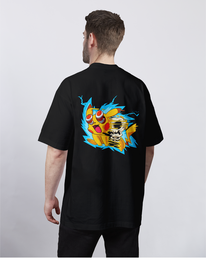 Skeleton: Pikachu Overcharged Oversized Tee