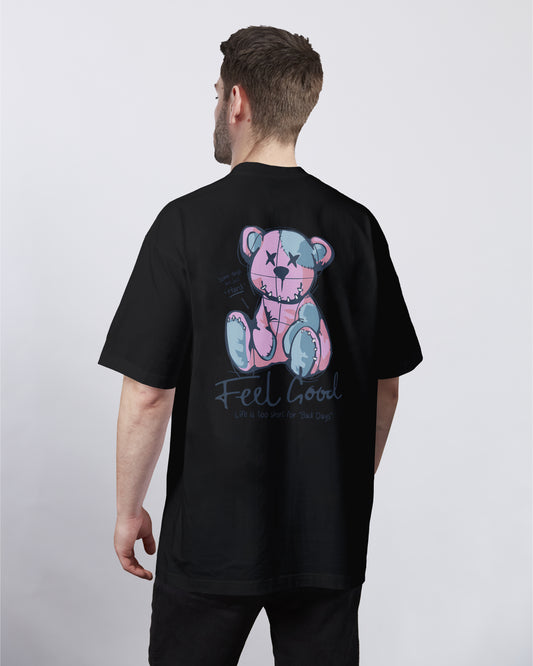 Couple: Pink Vibes, Happy Hearts Oversized Tee
