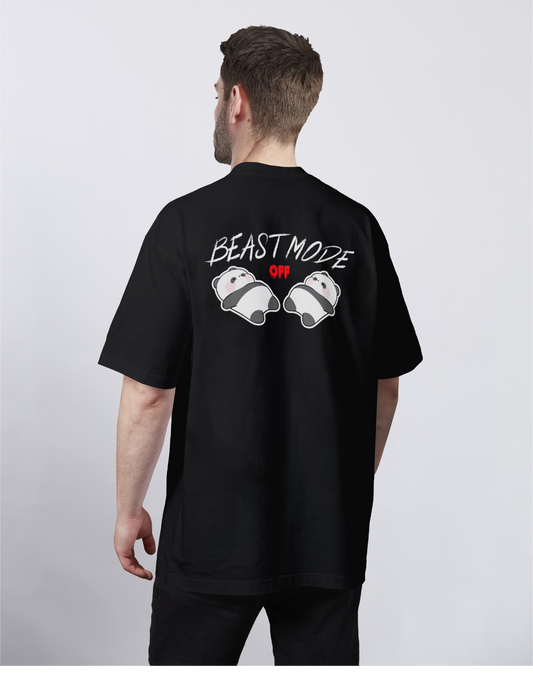 GYM: Beast Mode Off Oversized Tee